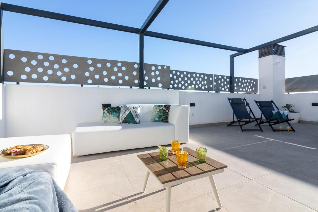 Malaga Center Flat Mariblanca 12 Sun & Terrace Boutique Málaga Exterior foto