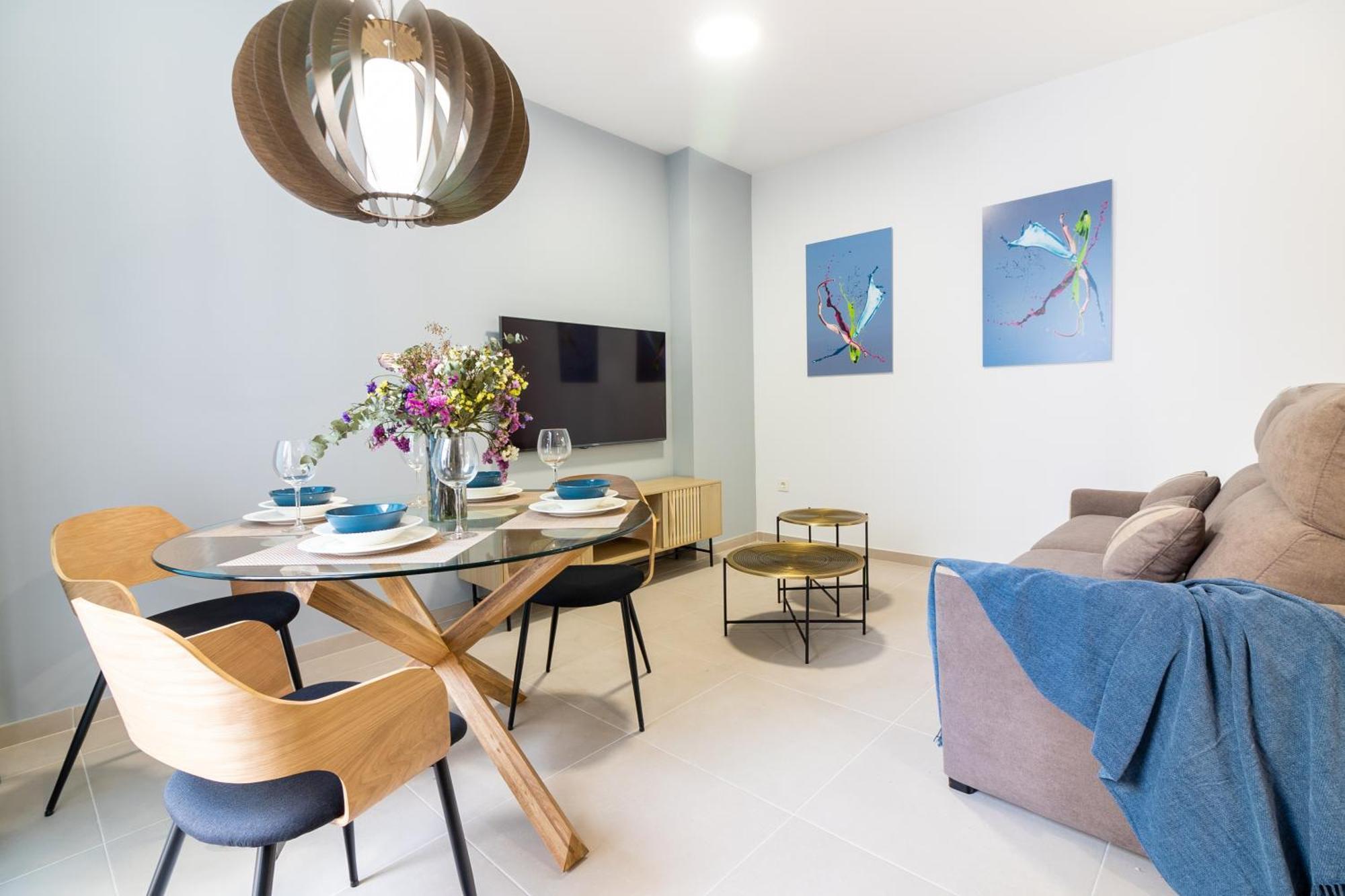 Malaga Center Flat Mariblanca 12 Sun & Terrace Boutique Málaga Quarto foto
